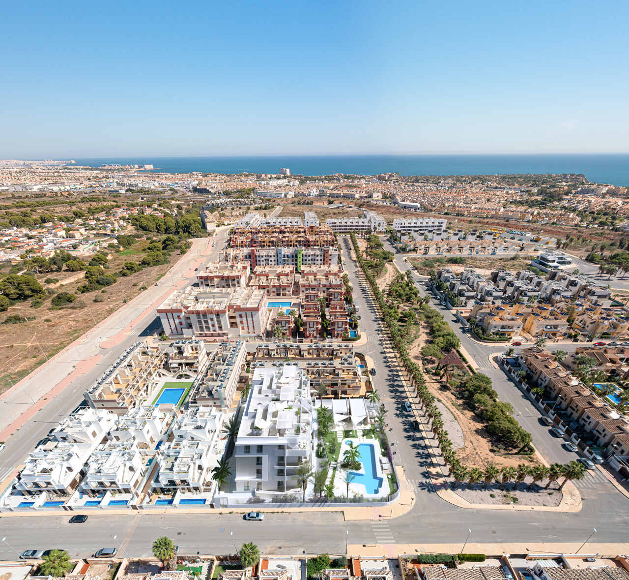 21 Nowe apartamenty z widokiem na morze w Lomas de Cabo Roig!