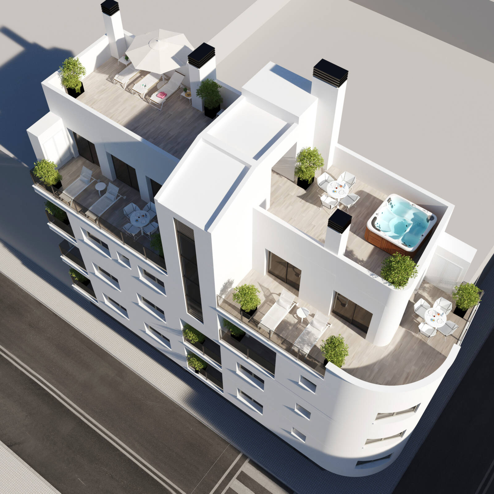 Nowe apartamenty w Torrevieja, solarium_1
